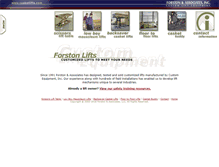 Tablet Screenshot of casketlifts.com